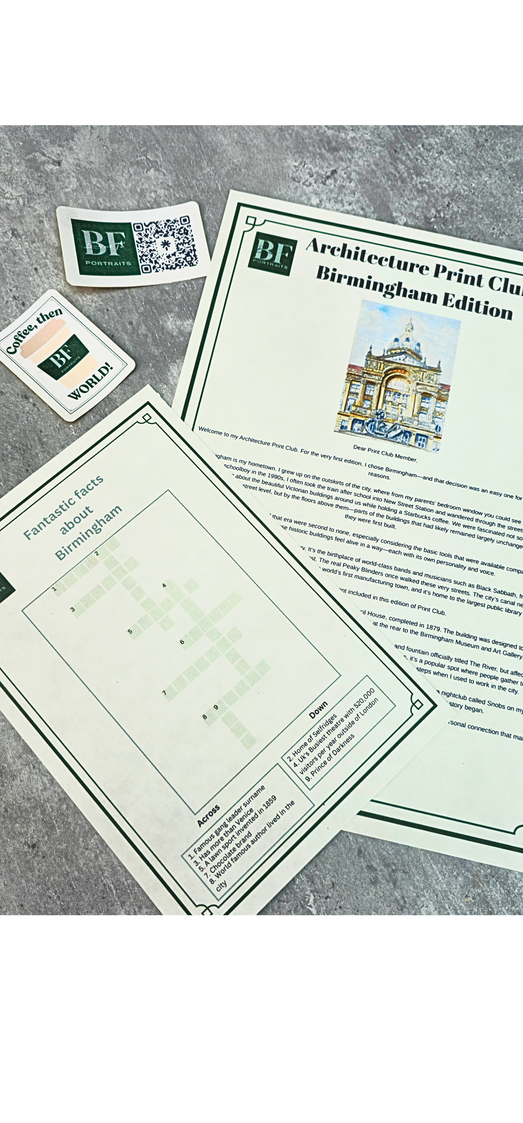 Monthly Architecture Print Club- April Launch (UK only postage included)