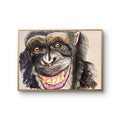 A3 Cheeky Chimpanzee Print (FREE UK postage)