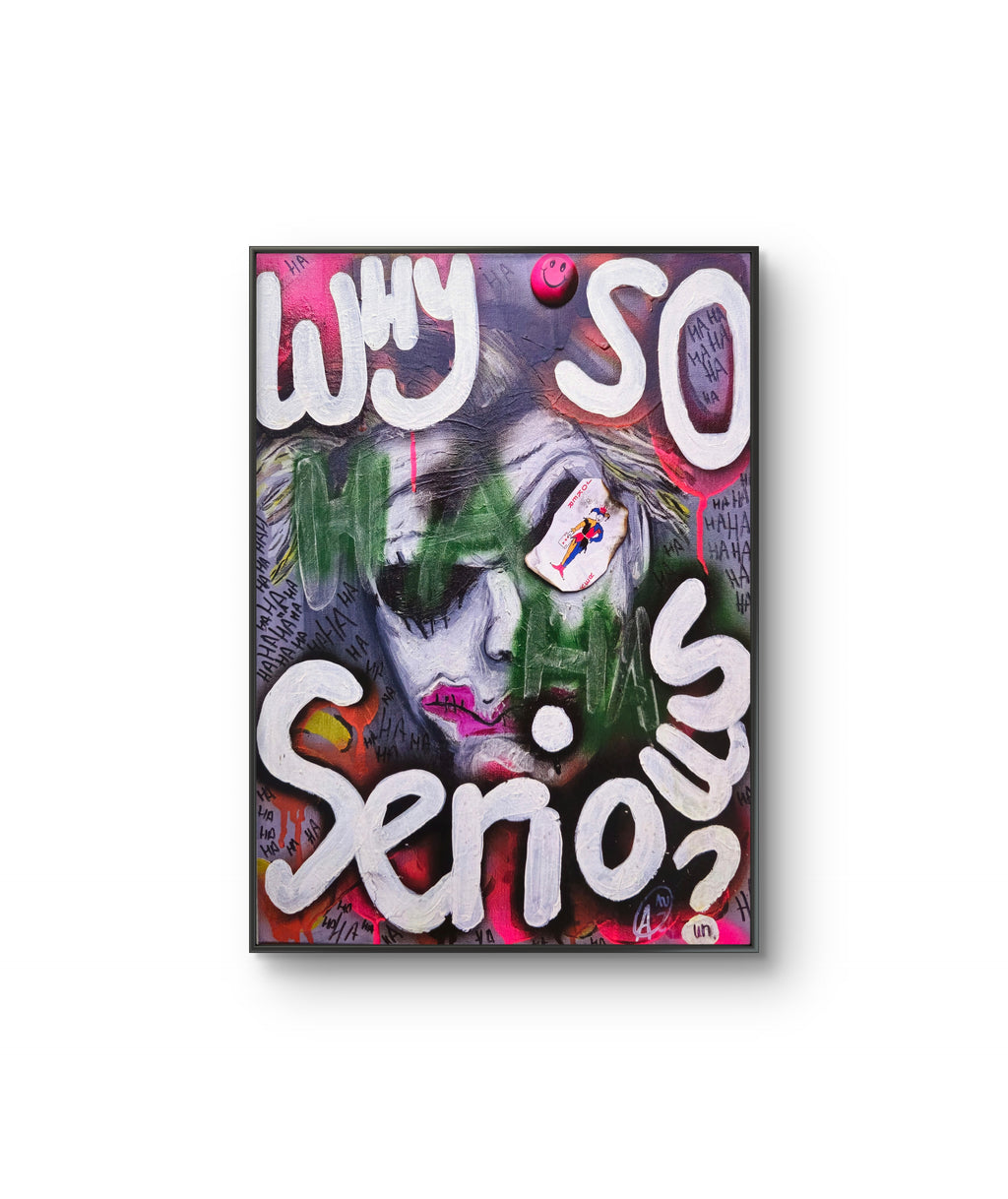 A3 "Why So Serious?" print (FREE UK postage)