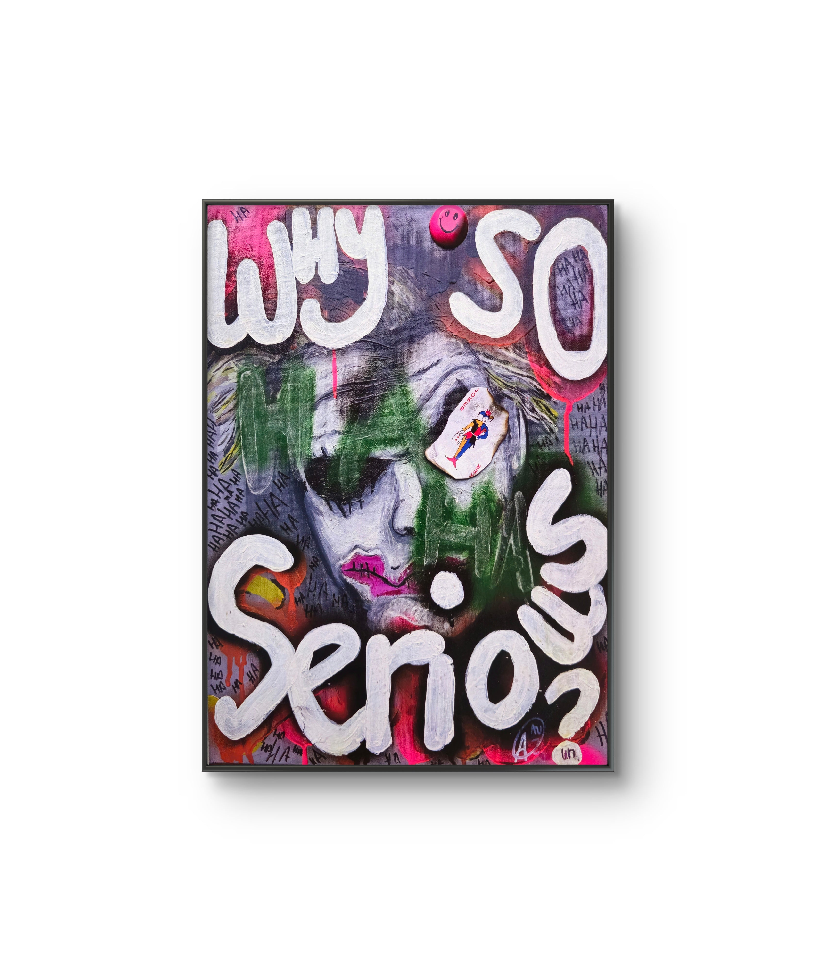 A3 "Why So Serious?" print (FREE UK postage)